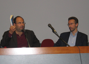 Riccardo Petito con il professor Pietro Bortoluzzi